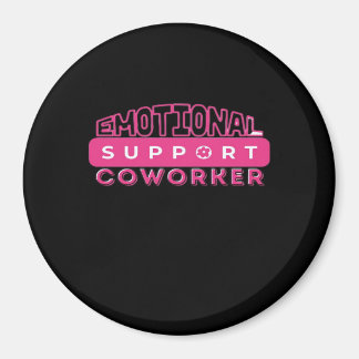 Emotional Help Coworker Pink Flower Essential Magnet