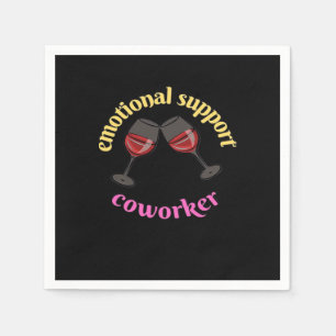 Emotional Help Coworker - Precious Classic Napkin