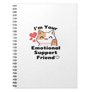 Emotional Help Coworker Quote Notebook