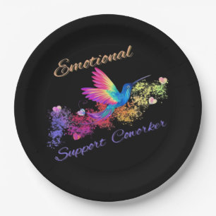 Emotional Help Coworker Quote Paper Plate