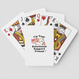 Emotional Help Coworker Quote Playing Cards