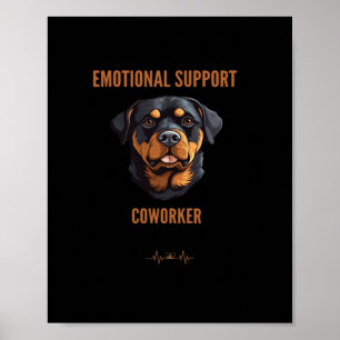Emotional Help Coworker Trend and Classic Poster