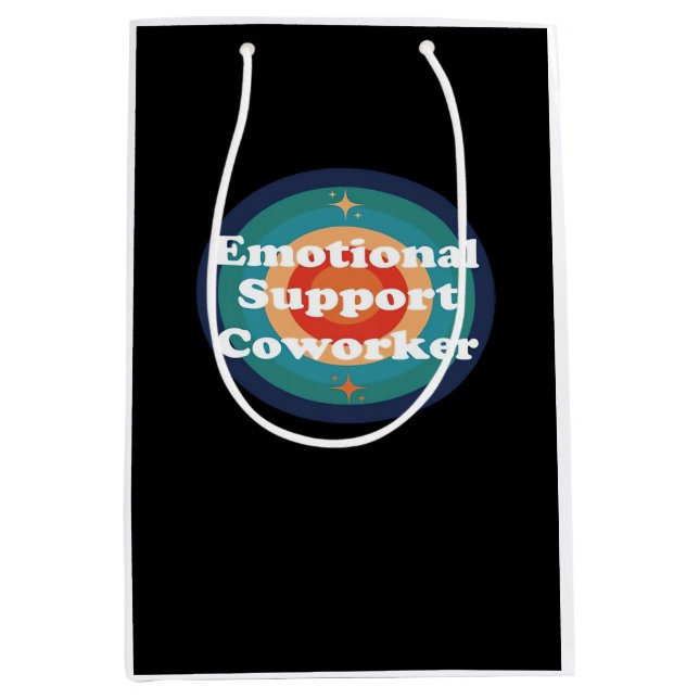 Emotional Help Coworker Trend Medium Gift Bag (Front)