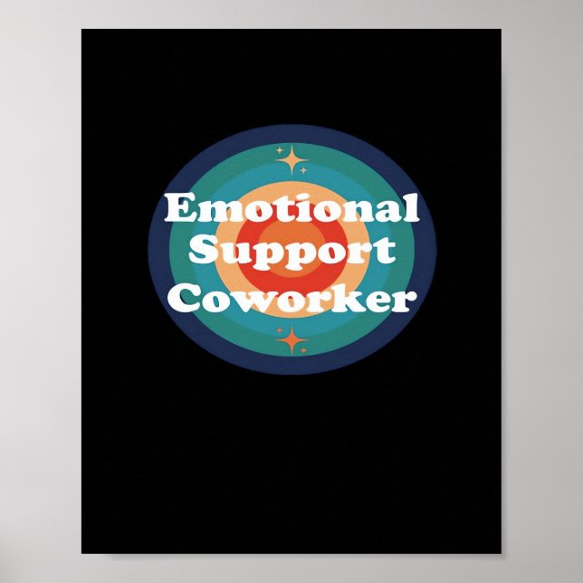 Emotional Help Coworker Trend Poster (Front)