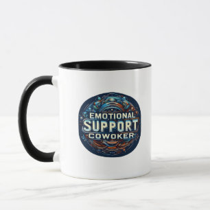 Emotional Help Coworker, Typography Classic Mug