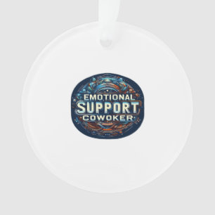 Emotional Help Coworker, Typography Classic Ornament