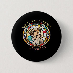 Emotional Help Coworker Uplifting Coworker Vibes 6 Cm Round Badge