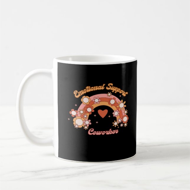 Emotional Help Coworker Viral Coffee Mug (Left)