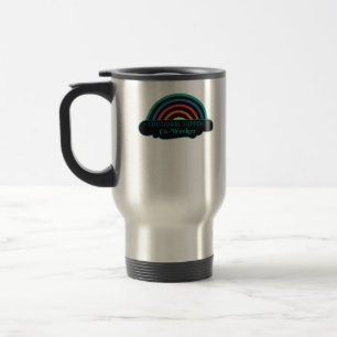 Emotional Help Coworker Work Bestie Blue Classic Travel Mug