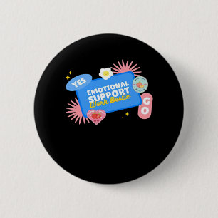 Emotional Help Coworker - Work Bestie Office Gift 6 Cm Round Badge