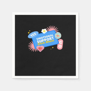 Emotional Help Coworker - Work Bestie Office Gift  Napkin