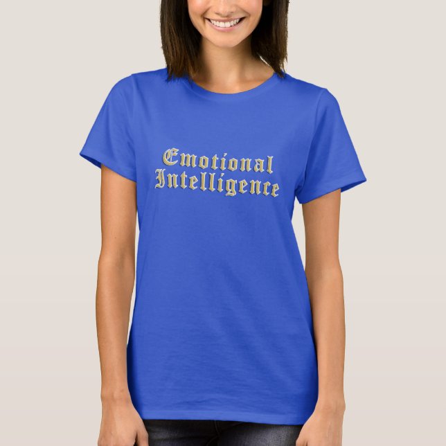 Emotional Intelligence - Positive Inspiring EQ T-Shirt (Front)