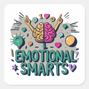 Emotional Intelligence Square Sticker