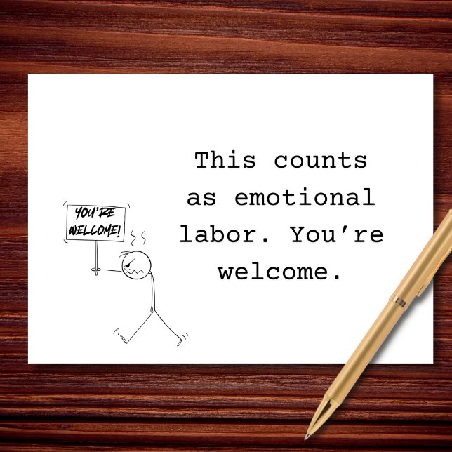Emotional Labour Champion Card (Creator Uploaded)