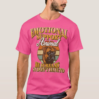 Emotional Support Animal Boxer T-Shirt
