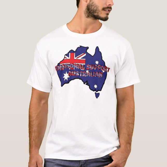 Emotional Support Australian T-Shirt (Front)