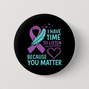 Emotional Support Awareness 6 Cm Round Badge
