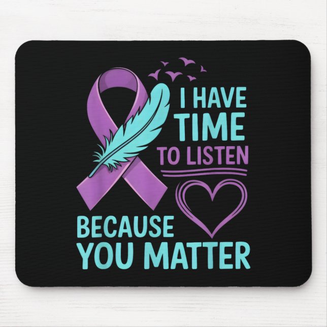 Emotional Support Awareness Mouse Mat (Front)