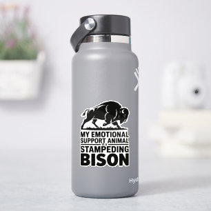 Emotional Support Bison Funny Mental Health Design