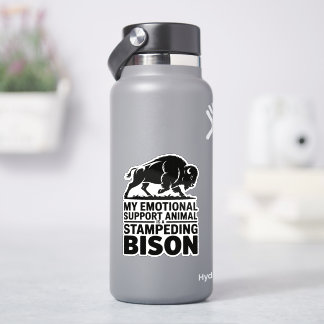 Emotional Support Bison Funny Mental Health Design