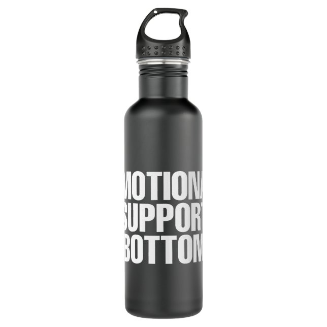 Emotional Support Bottom  710 Ml Water Bottle (Front)