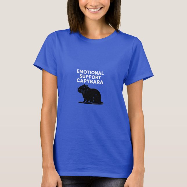 Emotional Support Capybara T-Shirt (Front)