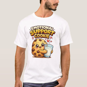 Emotional Support Cookie Cute Funny Cookie T-Shirt