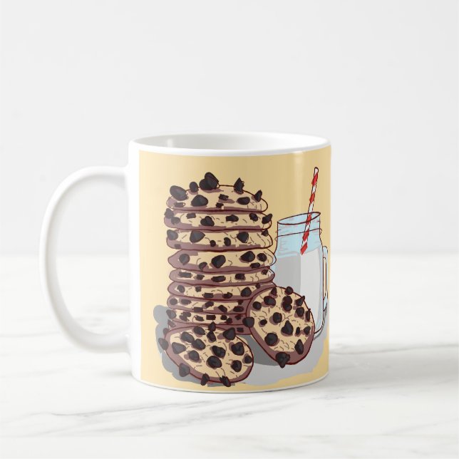 Emotional Support Cookies Coffee Mug (Left)