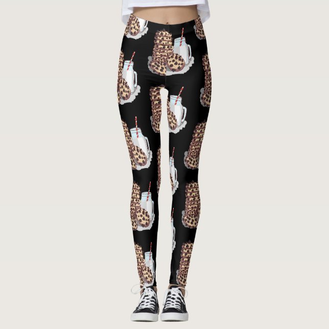 Emotional Support Cookies Leggings (Front)