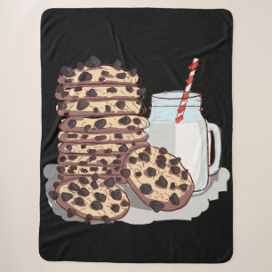 Emotional Support Cookies Sherpa Blanket