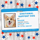 Emotional Support Dog Custom Photo ID