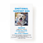 Emotional Support Dog Photo ID Badge