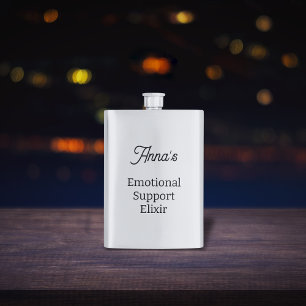 Emotional Support  Hip Flask