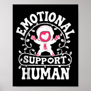 Emotional Support Human, Mental Health Awareness M Poster
