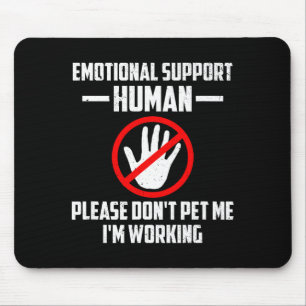 Emotional-suprt Human Halloween Costume Do Not Pet Mouse Mat