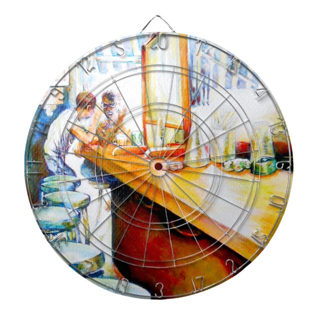 Emotional to Motivate, Logic to Justify Dartboard (Front)