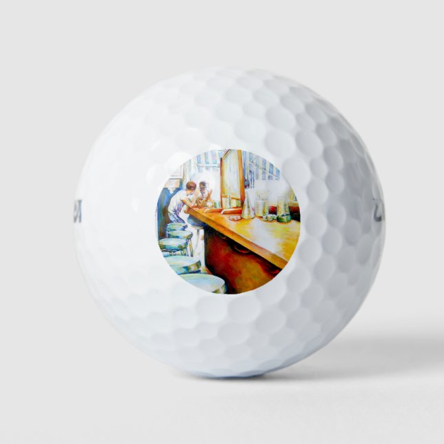 Emotional to Motivate, Logic to Justify Golf Balls (Front)