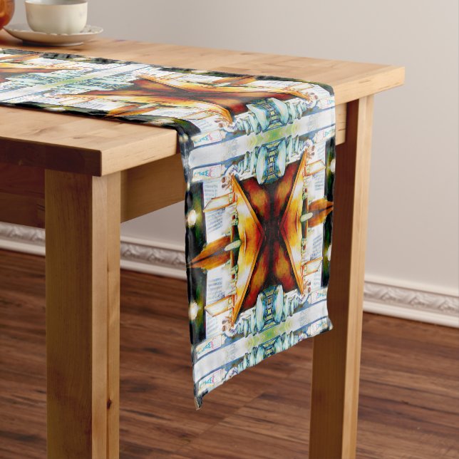Emotional to Motivate, Logic to Justify Long Table Runner (In Situ)