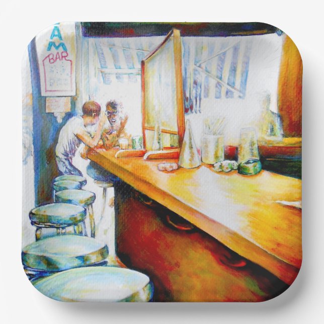 Emotional to Motivate, Logic to Justify Paper Plate (Front)