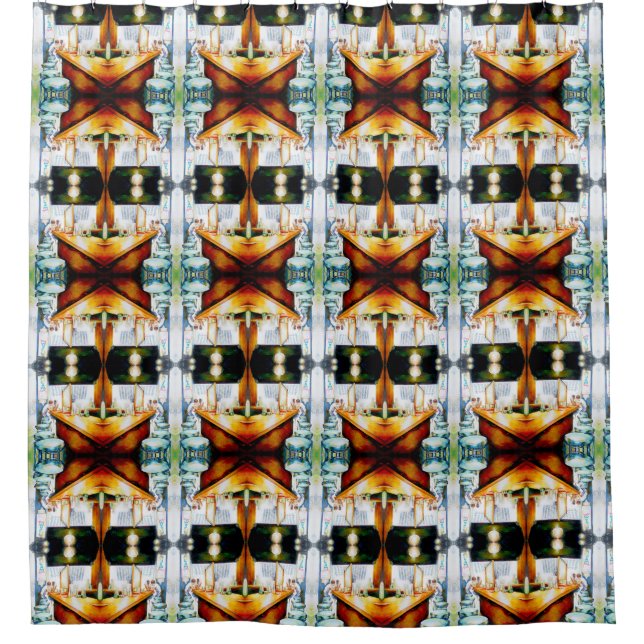 Emotional to Motivate, Logic to Justify Shower Curtain (Front)