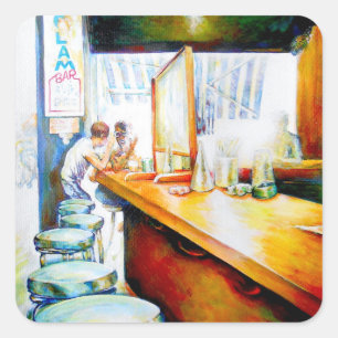 Emotional to Motivate, Logic to Justify Square Sticker