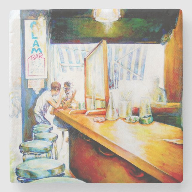 Emotional to Motivate, Logic to Justify Stone Coaster (Front)