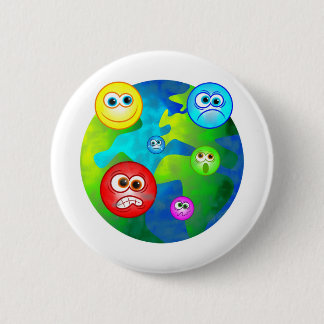 emotional world 6 cm round badge