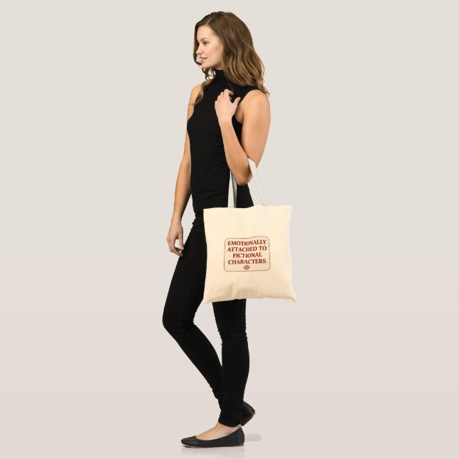 Emotionally Attached to Fictional Characters Tote  Bag (Front (Model))