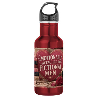 Emotionally Attached to Fictional Men Romance Book 532 Ml Water Bottle