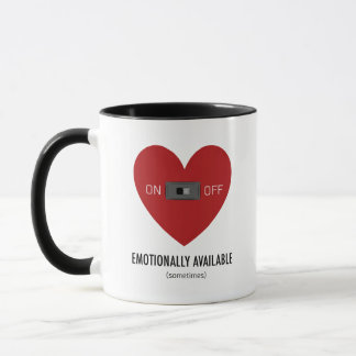 Emotionally available mug