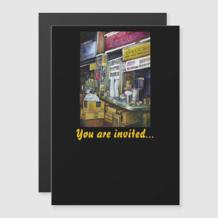 Emotionally Charged Forces of Light, Singapore Magnetic Invitation