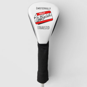 Emotionally Exhausted Golf Head Cover
