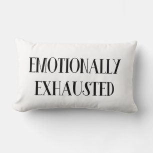Emotionally Exhausted Lumbar Cushion