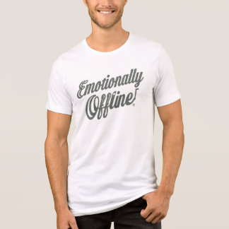 Emotionally Offline – Vintage Minimalist Tri-Blend Shirt